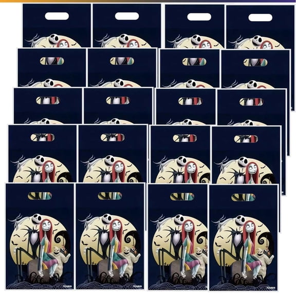 The Night Before Christmas Candy Treat Bag Goodie Birthday Gift Bags Party Favors Handles Snack Supplies