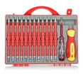 thumbnail image 1 of PENGGONG 9714B 500V Insulated Screwdriver Set 12Pcs Double-Ended Insulated Screwdriver Tool with Non-Slip Handle All-in-One, 1 of 8