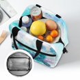 thumbnail image 6 of HUIACONG Stylish Insulated Lunch Tote for Office School, Aluminum Film Durable Lunch Bag, Watercolor Sea Turtle, 6 of 10