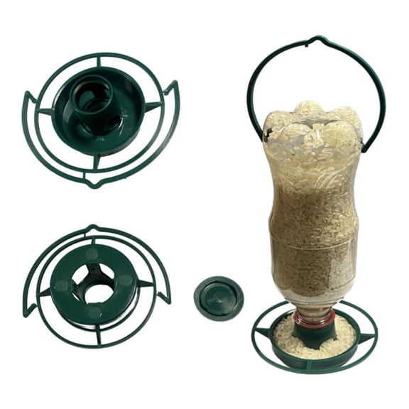 Wild Bird Hanging Feeder Kit from free Recycle Bottles