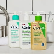 CeraVe Hydrating Foaming Oil Cleanser, Daily Face Wash For Dry to Very Dry Skin, 8 fl oz