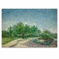 thumbnail image 4 of IDEA4WALL 4pcs A Woman in the Green Garden Peel and Stick Wallpaper for Home Decoration - 66x96 inches, 4 of 5