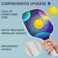 thumbnail image 2 of Pickleball Paddles Set Of 2, Fiberglass Surface, Galaxy Print, 4 Balls & Bag, 2 of 5