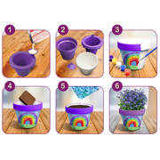 Perfect Craft Award Winning Cast & Paint 3.25 Flower Pot Kit with Perfect Cast Casting Material and Reble Mold