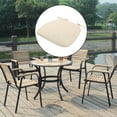 thumbnail image 5 of Kitchen Chair Cushions Pads with Ties,Non Slip Memory Foam Dining Chair Pads and Beige, 5 of 8