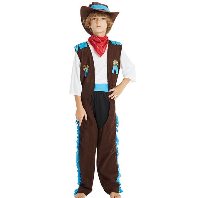 WENXIAOO Toddler Cowboy Outfit For Boys With Cowboy Hat For Kids Western Themed My First Rodeo Decorations Boy Outfits Set
