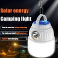 thumbnail image 4 of Linterna LED portátil para acampar | Linterna solar y recargable USB | Luz de emergencia impermeable IP65 | Función de banco de energía | Uso en interiores y exteriores | 10W | 16x11cm | Ligereza, 4 of 8
