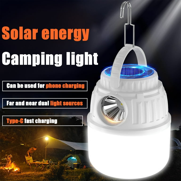 Type-c Fast Charging Camping Light, Usb Solar Charging Portable