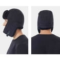 thumbnail image 5 of ZOYOEN Mens Winter Hats with Ear Flaps- Warm Casual Knit Ski Cap Aviator Hats Black Size Free Size, 5 of 6