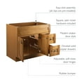 thumbnail image 6 of Design House Brookings 36" Ready to Assemble Solid Wood Bathroom Vanity Cabinet, Modern Birch, 6 of 20