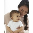 thumbnail image 6 of Gerber Baby Unisex White Short Sleeve Cotton Onesies Bodysuits, 8-Pack, Preemie-24 Months, 6 of 13