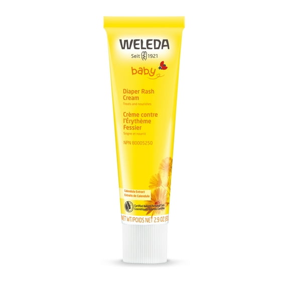Weleda Baby Diaper Rash Cream with Calendula Extracts, 2.9 fl oz