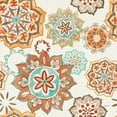 thumbnail image 2 of Urban, Mary 26x26 Black Ornate Wood Framed with Double Matting Museum Art Print Titled - Autumn Friends Pattern IA, 2 of 4