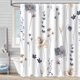 thumbnail image 1 of Juego de cortina de ducha floral de acuarela, cortina de ducha moderna y sencilla adecuada para decoración de baño, cortina de ducha de tela impermeable lavable, cortina de ducha individual 180*180 c, 1 of 3