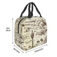 thumbnail image 3 of Vsdgher Wild West Desert With Cowboys Lunch Bag, Lunch Box for Women Adult Men, Lunch Tote Insulated Cooler Lunch Container for Work/Office/Picnic/Travel, 3 of 8