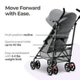 thumbnail image 2 of Trek Lite Umbrella Stroller - Compact Fold, Multi-Position Recline, Travel Stroller with Carry Strap, Large Storage and Cup Holder, 2 of 15