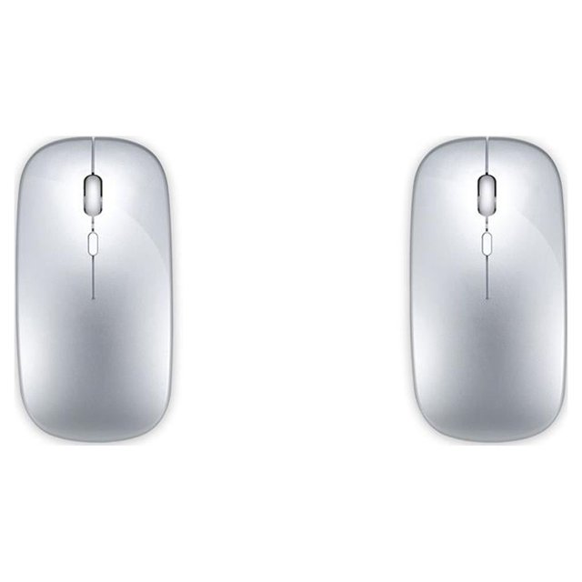 Tholdsy Ordenador portátil de trabajo para oficina en casa, controlador de ratón inalámbrico de 2,4 Ghz, recargable , ratón ergonómico de No.03 2Conjunto