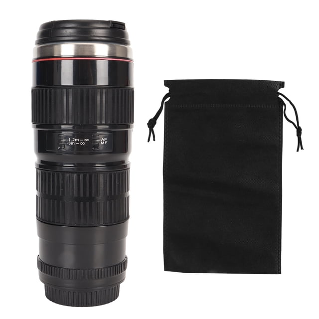 <p>Camera Lens Coffee Mug, Break Compact Mutipurpose Stainless Steel Lens Cups Insulated For Men Women For Home</p>