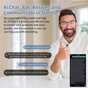 AI Smart Glasses for Men & Women – Powered by ChatGPT, 164+ Languages Translation and Photochromic Lens, Meeting Assistant, Bluetooth Glasses w/ Music & Hands-Free Calling, Physically-Changing Lenses