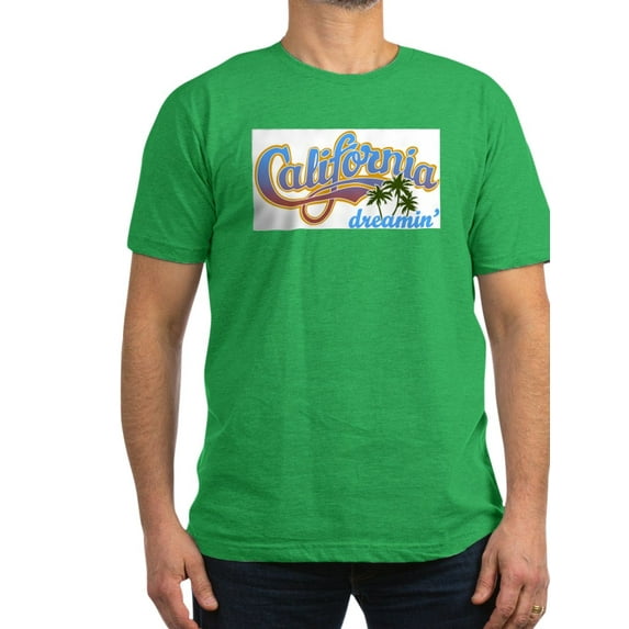 CafePress - CALIFORNIA DREAMIN T Shirt - Men's Fitted T-Shirt