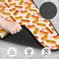 thumbnail image 3 of Wukai Hot Dog In Heart Front Car Floor Mats Four-Piece Set Front & Rear Universal Car Floor Mats for SUVs, Trucks, Sedans, 3 of 7