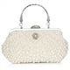 thumbnail image 3 of 2X Bolsos de Mano de Perlas para Mujer, Bolso de Noche, Bolso de Mano para Boda, Bolso con Cadena para Cena, Fiesta, 3 of 7