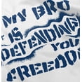 thumbnail image 5 of US Navy Logo Bro Defending Freedom Toddler Boy Girl T Shirt Infant Toddler Brisco Brands 5T, 5 of 6