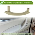 thumbnail image 2 of Cubierta de tirón de manija de puerta del lado del pasajero trasero izquierdo para BMW X3 F25 2010-2017, manija de puerta interior, cubierta de manija de tirón No.51417394519, Beige, ABS, 2 of 6
