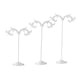 thumbnail image 2 of 3 expositores de pendientes en forma de T para joyas y organizadores Ola blanca, 2 of 9