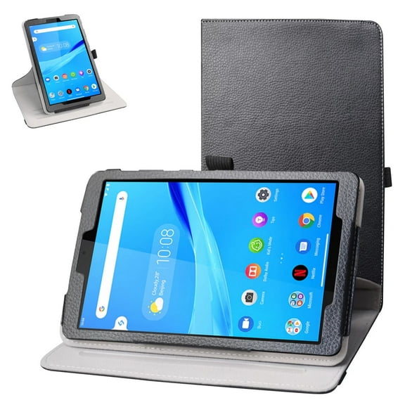 Labanema 8" Lenovo Tab M8 FHD (2nd Gen) TB-8705F Case, 360 Degree Rotary Stand 8" Lenovo Tab M8 FHD (2nd Gen) TB-8705F Cover, Case for 8" Lenovo Tab M8 FHD (2nd Gen) TB-8705F (Black)