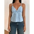 thumbnail image 3 of Women'S Camisole Tank Tops Spaghetti Strap Summer Sleeveless Going Out Top Light Blue L, 3 of 5