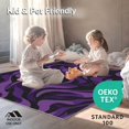 thumbnail image 4 of ODIKA 4'x6' Machine Washable Non-Slip Area Rug, Gothic Elegance Abstract Design with Dark Tones High Traffic Rug, Purple, 269937, 4 of 7