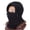 black, variant on DEBGFS Kids Balaclava Ski Mask - Winter Ninja Face Mask with Hood - Cold Weather Snow Hat & Neck Warmer for Toddlers Boys & Girls,black