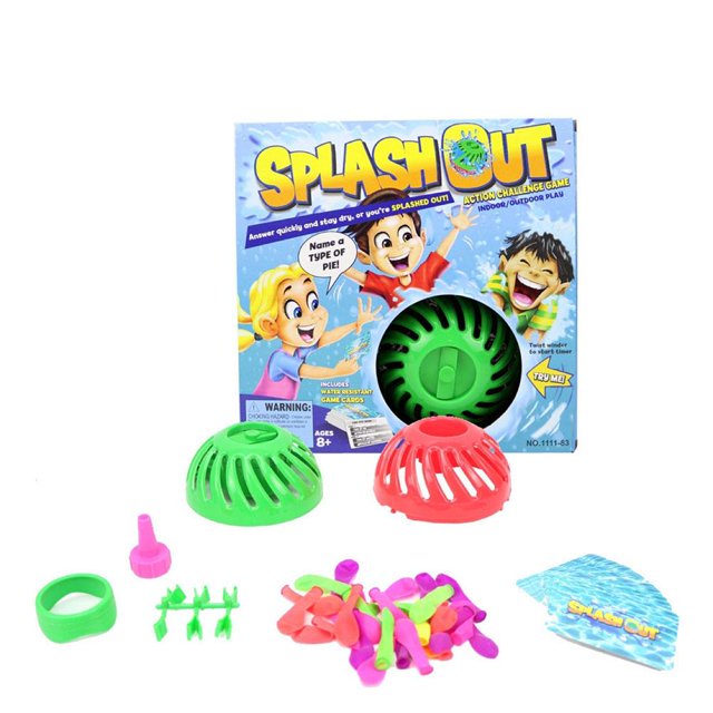 Juego De Bomba De Agua Para Niños, Juguetes Para Salpicaduras De Agua, Juego De Desafío De Acción, Juego De Cartas Para Interiores Y Exteriores, Juguete Interactivo Para Fiestas Speravity HA037193-00