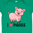 thumbnail image 4 of Inktastic I Love Piggies- Cute Pig Boys or Girls Baby Bodysuit, 4 of 5