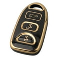 thumbnail image 2 of SPRING 4 Button for TPU Stylish Car key Remote Case Full Protection Dustproof for Hyundai Black, 2 of 9