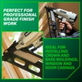 thumbnail image 4 of 2-1/2 In. 15-Gauge Angled Finish Nailer with Air Duster NT65MA4, 4 of 12
