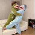 thumbnail image 3 of Big Mouth Monster Onesie Adult Novelty Funny One-Piece Pajamas, 3 of 7