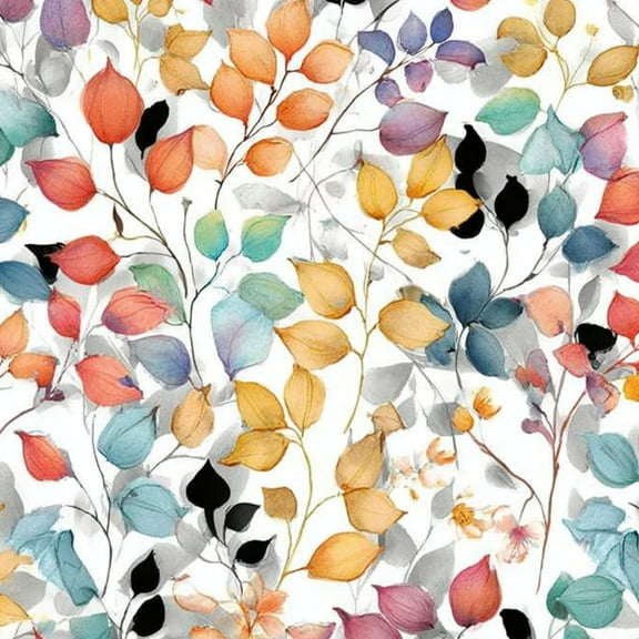 Floral Peel and Stick Wallpaper Floarl Contact Paper Self Adhesive and Removable Wallpaper for Bathroom Bedroom Cabinet Drawer 24in x 118in