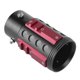 thumbnail image 3 of Punta de tubo de escape trasero universal, garganta trasera, aleación de aluminio, estilo industrial para diámetro de 38 a 63 mm, color rojo, 3 of 8