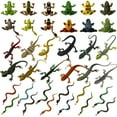 thumbnail image 1 of Juego de juguetes PPXMEEUDC 36 de plástico para reptiles, serpientes, lagartos, ranas, niños, 1 of 6