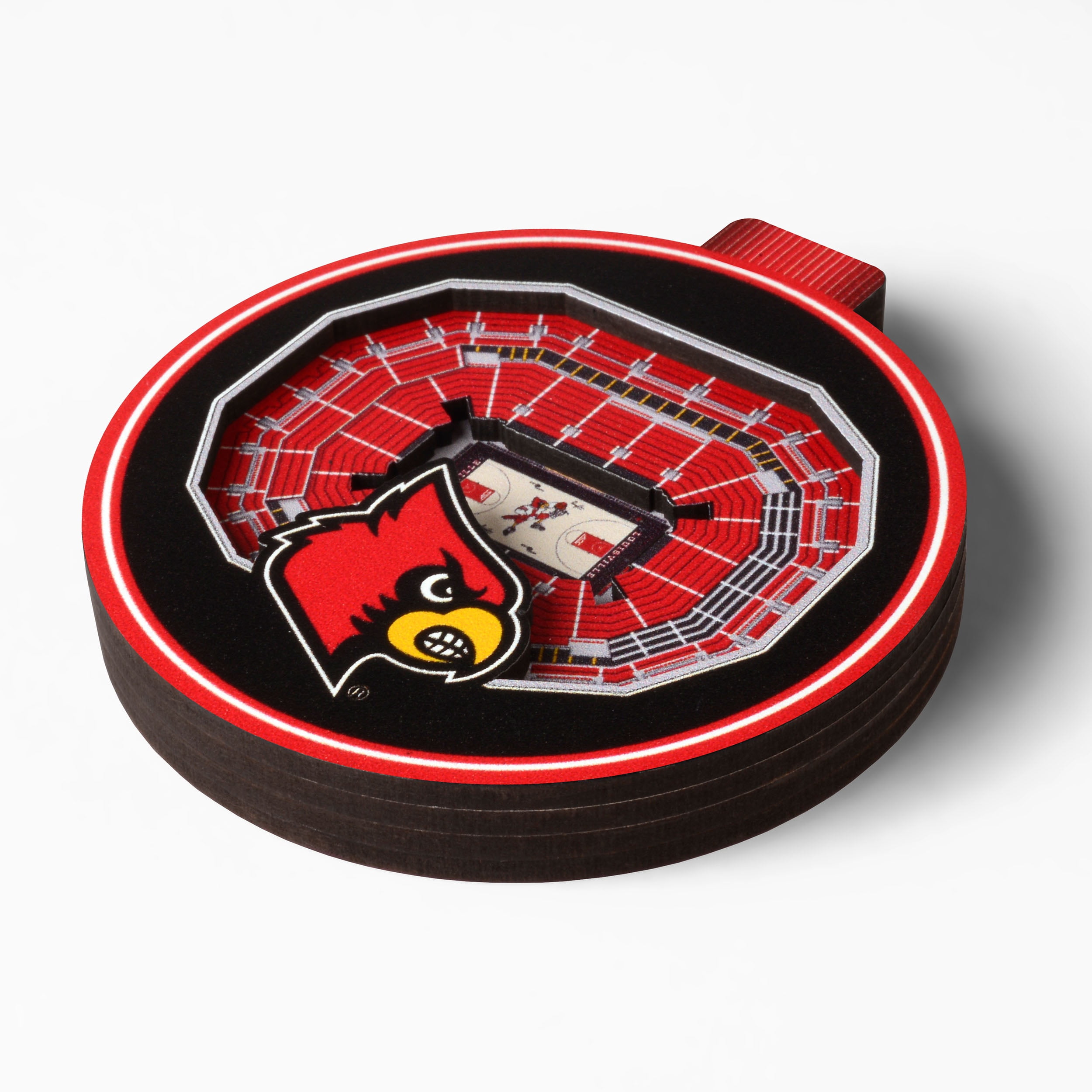 YouTheFan NCAA Louisville Cardinals 3D StadiumView Ornament