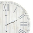 thumbnail image 6 of Elegant Designs 23" Large Wood Plank Coastal Rustic Wall Clock, White Wash, 6 of 8