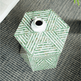 thumbnail image 3 of GZXS Hexagon Side Table, 19" Accent End Table, Decorative Accent Table for Living Room, Green, 3 of 6