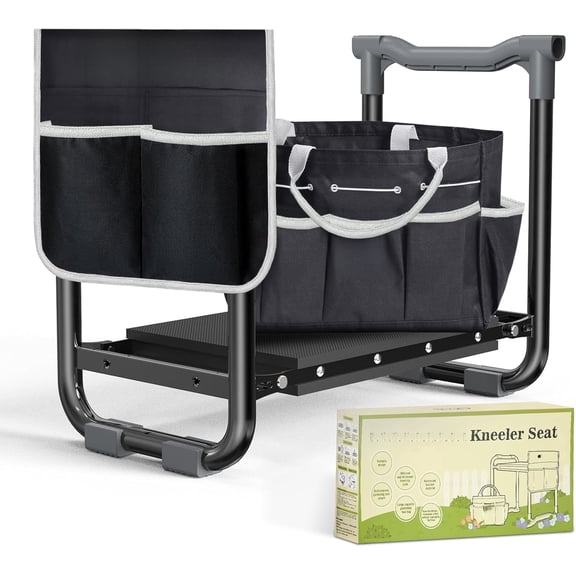 Garden Kneeler and Seat, Wider and Thicker Kneeling Pad Heavy Duty Gardening Stool with Gardening Tool Pouch and Bag, Garden Bench/Chair Gifts for Women, Seniors