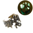 thumbnail image 2 of DPTALR Little Flying Dragon Opening Ring able Dinosaur Luminous Ring Hip Hop Creative Jewelry, 2 of 3