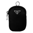 thumbnail image 4 of Prada Vela Re-Nylon Black Tote Bag Triangle Logo Crossbody with Pouch, 4 of 4