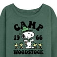 thumbnail image 3 of Peanuts - Camp Woodstock - Women's Lightweight French Terry Long Sleeve Shirt, 3 of 6