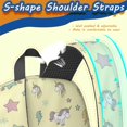 thumbnail image 5 of Unicorn and Lightning Yellow Pattern 17" School Backpacks for Teens,Waterproof Oxford Fabric,S-Shape Padded Straps for School,Travel,Hiking,Camping, 5 of 6