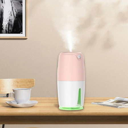 

Naittoop Kitchen Summer Savings USB Aromatherapy Humidifier With Light Capacity 360ML Quiet Cool Mist Humidifier For Car And Office Plants Easy To Clean